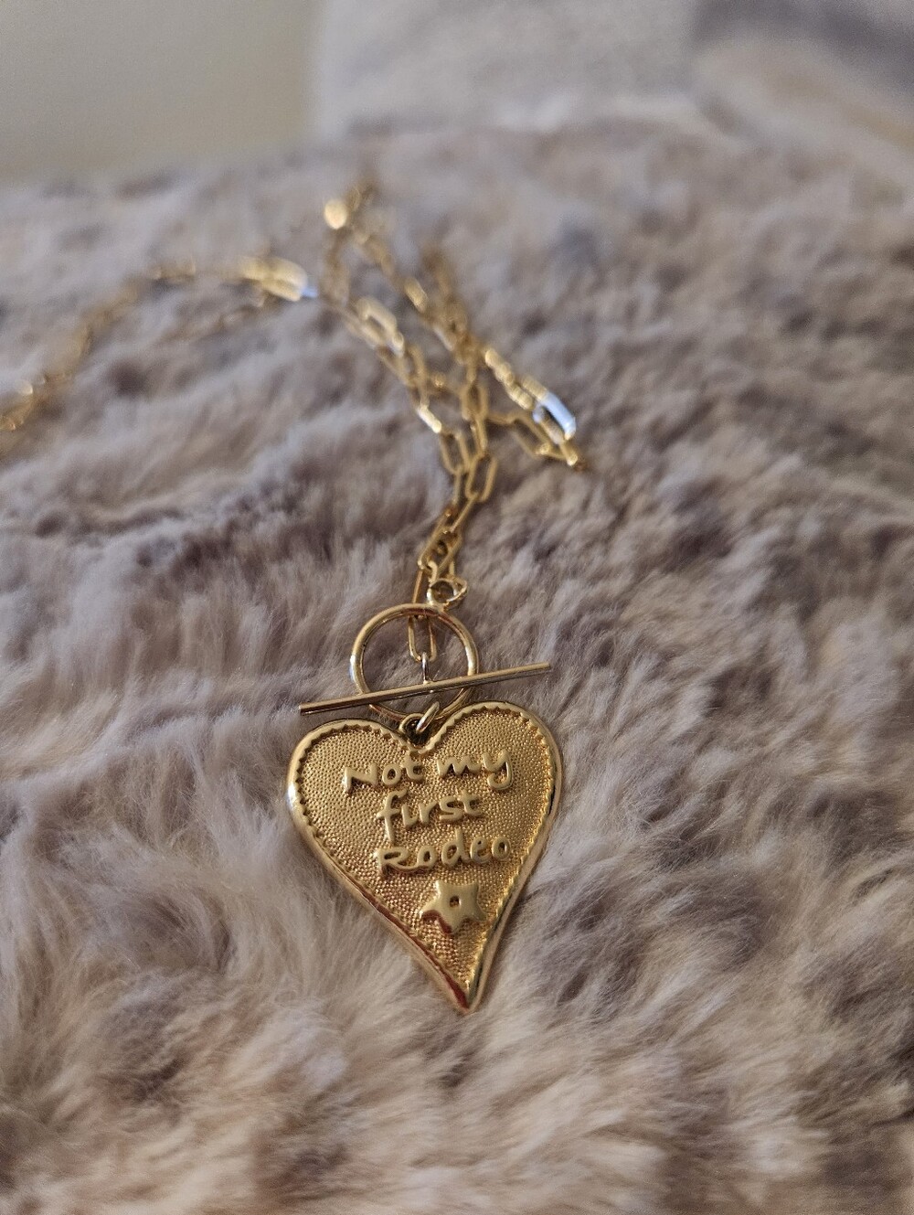 Anthropologie Paperclip Charm Necklace
